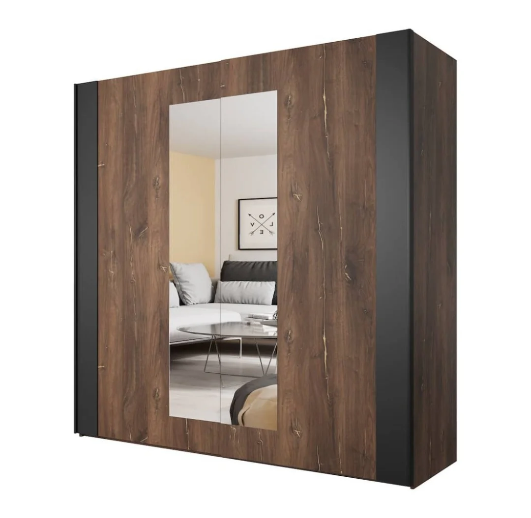 Sigma Sliding Door Wardrobe 200cm - Image 2