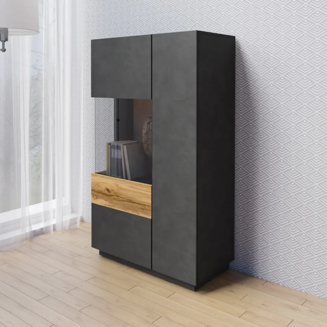 Silke 42 Display Cabinet 80cm [Left]