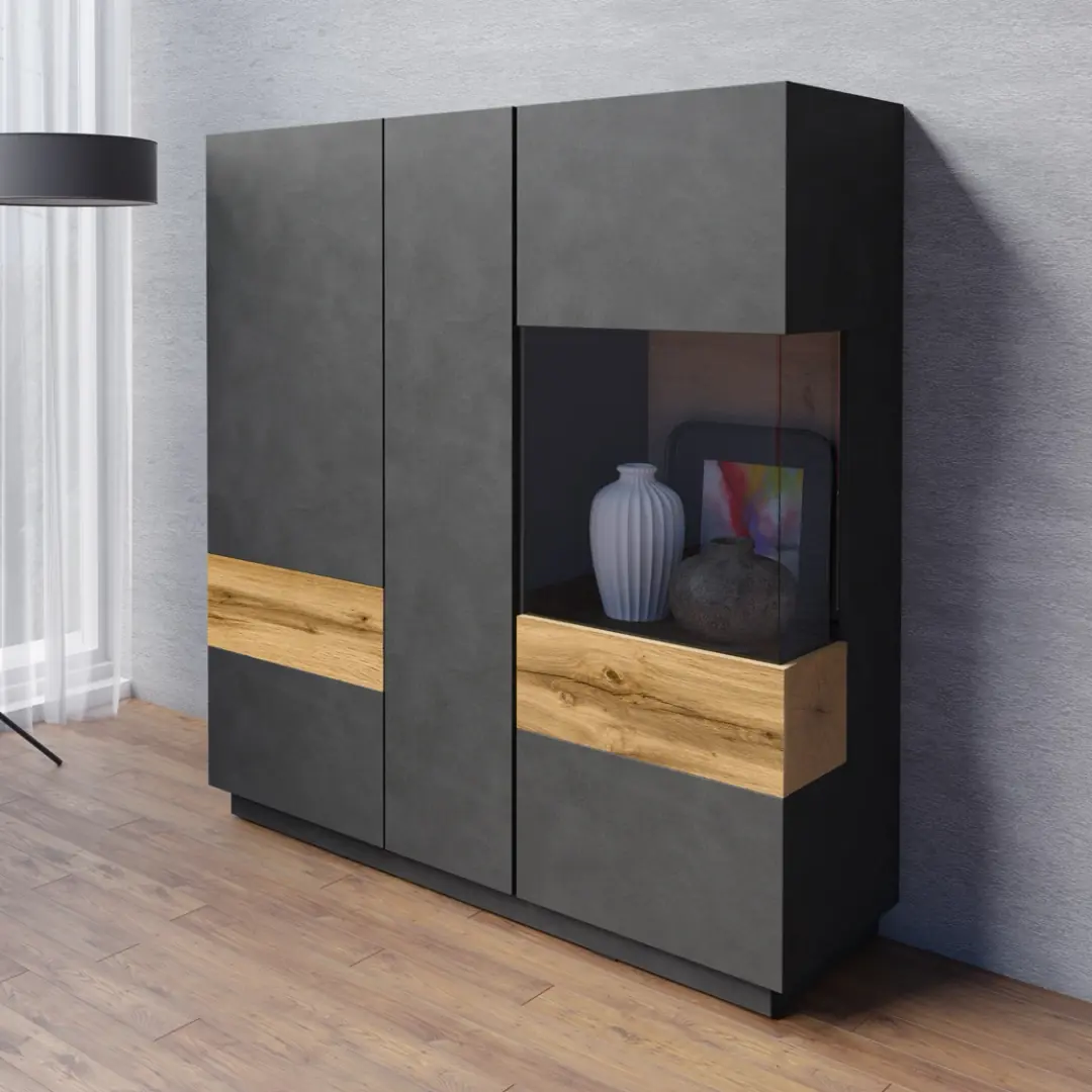 Silke 46 Display Cabinet 130cm [Right]