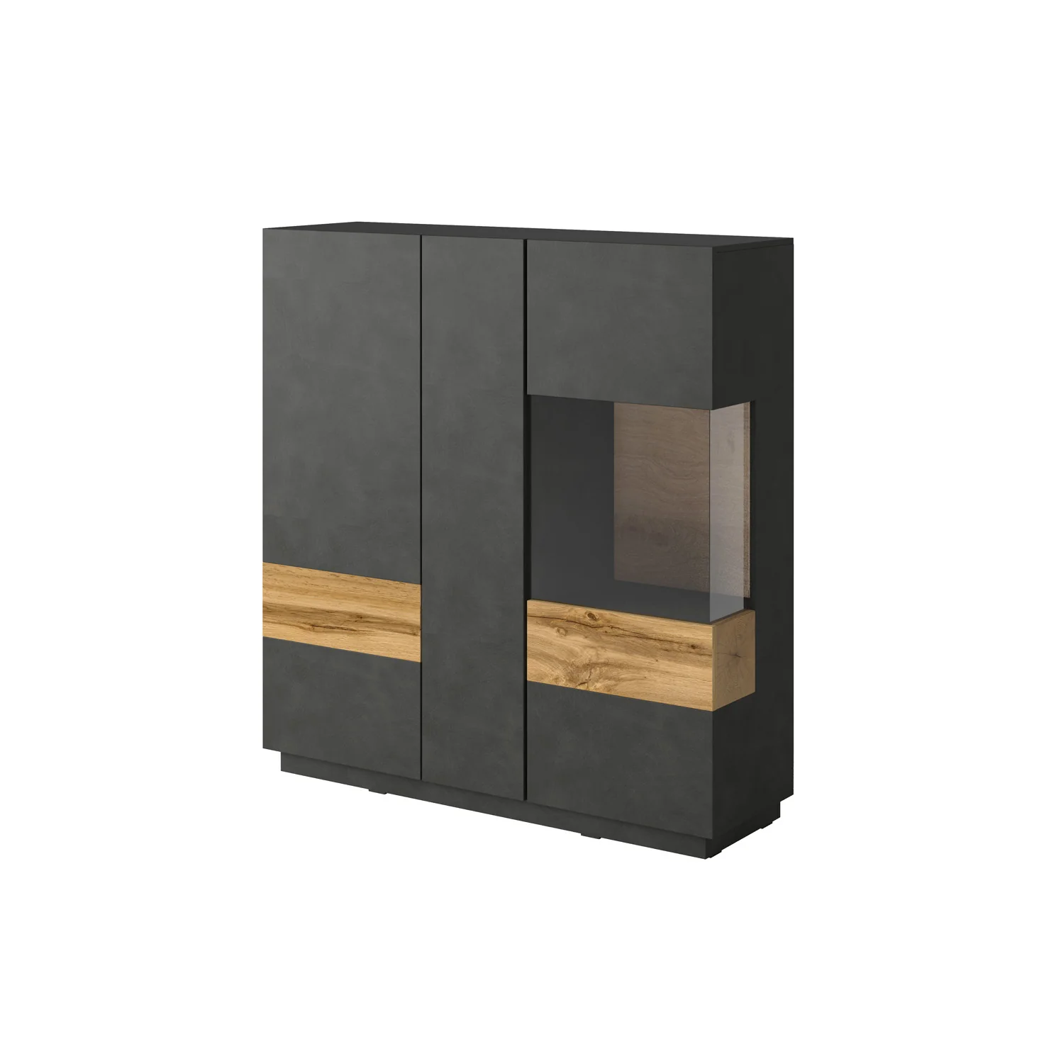 Silke 46 Display Cabinet 130cm [Right] - Image 2