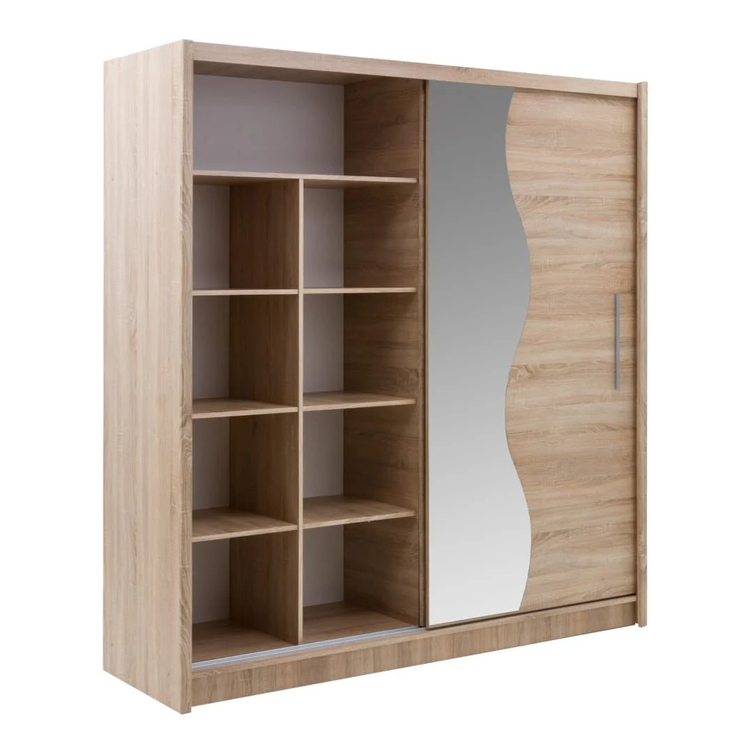 Bergamo I Sliding Door Wardrobe Bergamo 205cm - Image 4