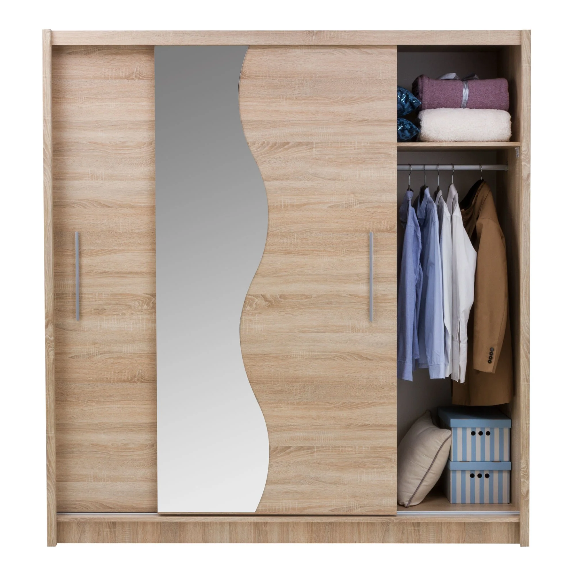 Bergamo I Sliding Door Wardrobe Bergamo 205cm - Image 6
