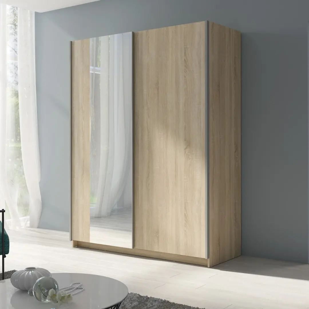 Gozo Sliding Door Mirrored Wardrobe - Image 3
