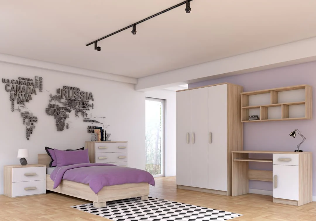 Smyk III SM-19 Hinged Wardrobe 120cm - Image 10