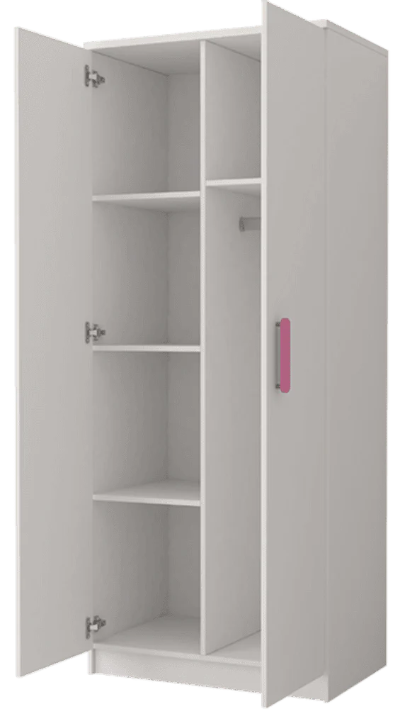 Smyk SM-06 Hinged Wardrobe 80cm - Image 2