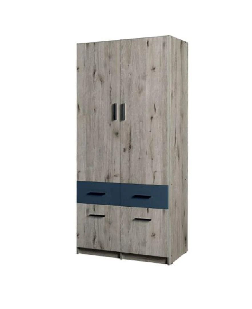 Snow 03 Hinged Wardrobe 92cm - Image 4