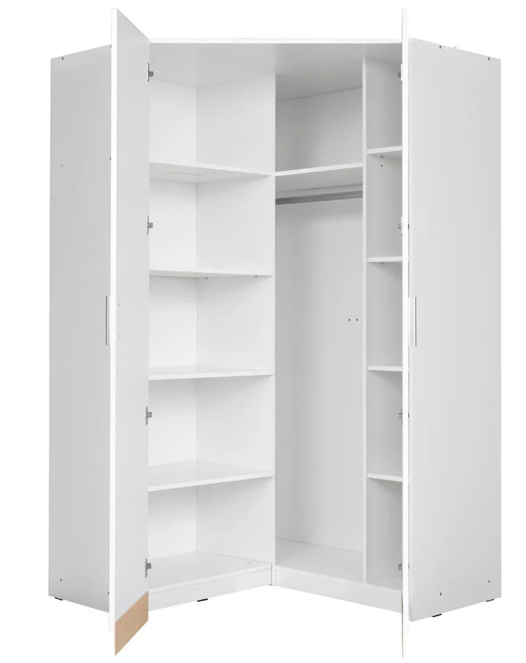 Snow 06 Corner Wardrobe 117cm - Image 2