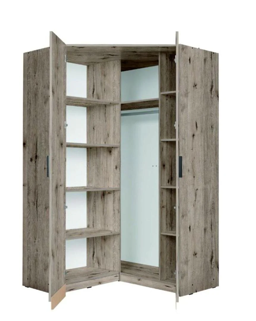 Snow 06 Corner Wardrobe 117cm - Image 5