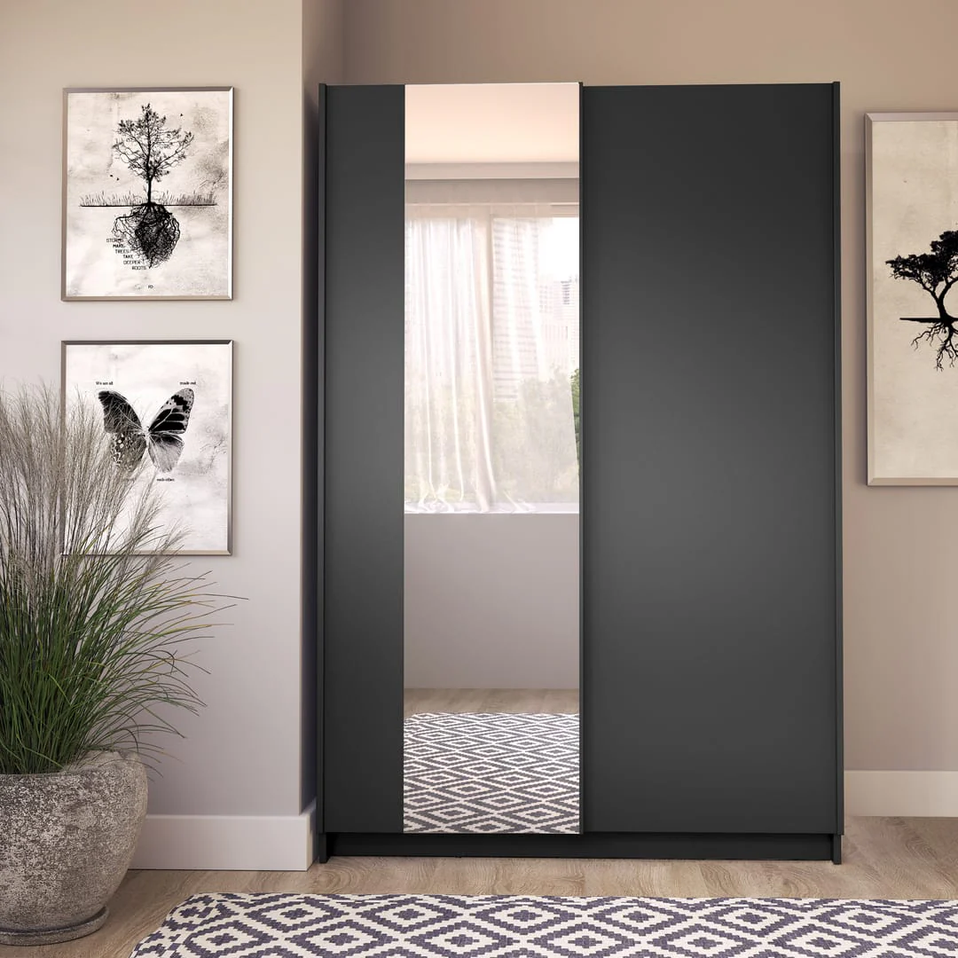 Sofia Sliding Door Wardrobe 120cm - Image 4