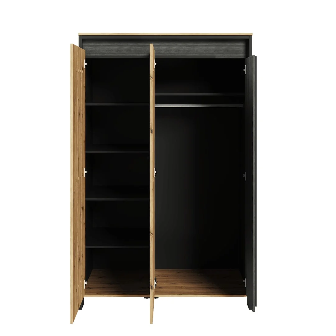 Spot SP-01 Hinged Wardrobe 123cm - Image 2