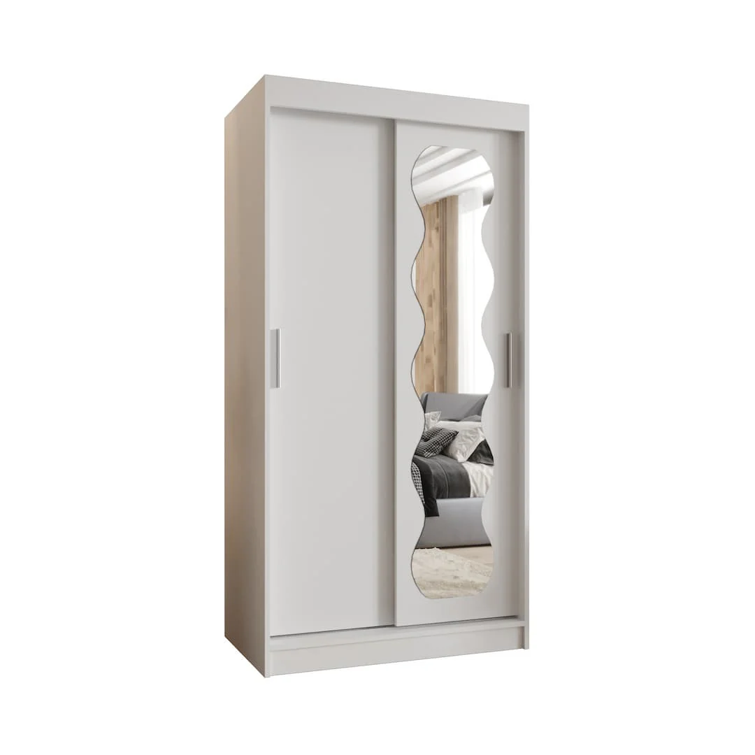 Spoti Sliding Door Wardrobe 100cm - Image 2