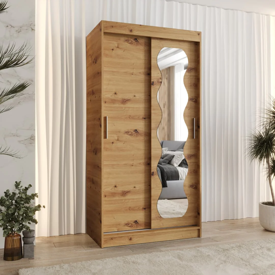 Spoti Sliding Door Wardrobe 100cm - Image 5