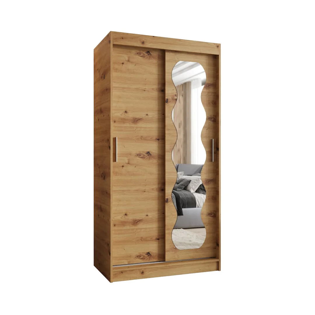 Spoti Sliding Door Wardrobe 100cm - Image 6