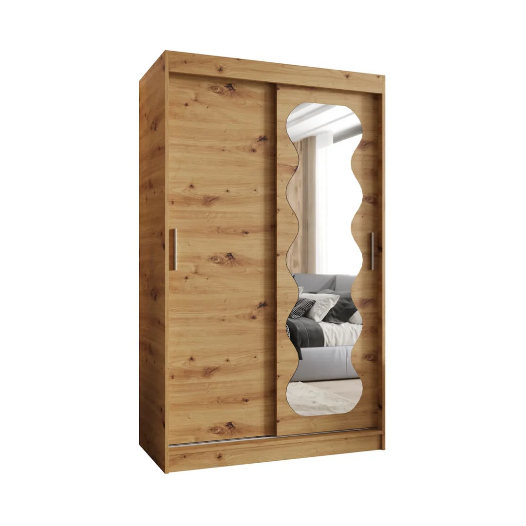 Spoti Sliding Door Wardrobe 120cm - Image 2