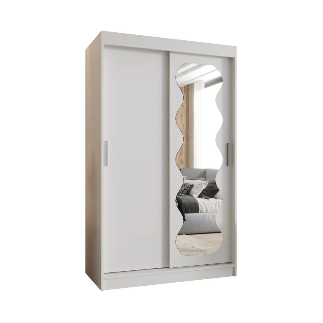 Spoti Sliding Door Wardrobe 120cm - Image 6
