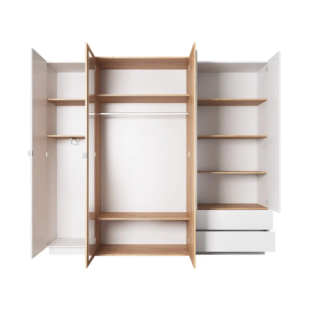 Stockholm Hinged Door Wardrobe 230cm - Image 2
