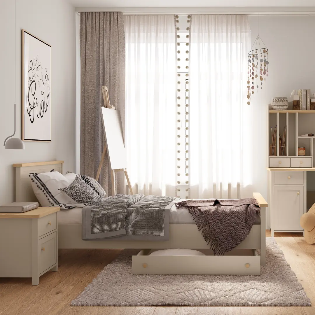 Story SO-12 Hinged Wardrobe 85cm - Image 4