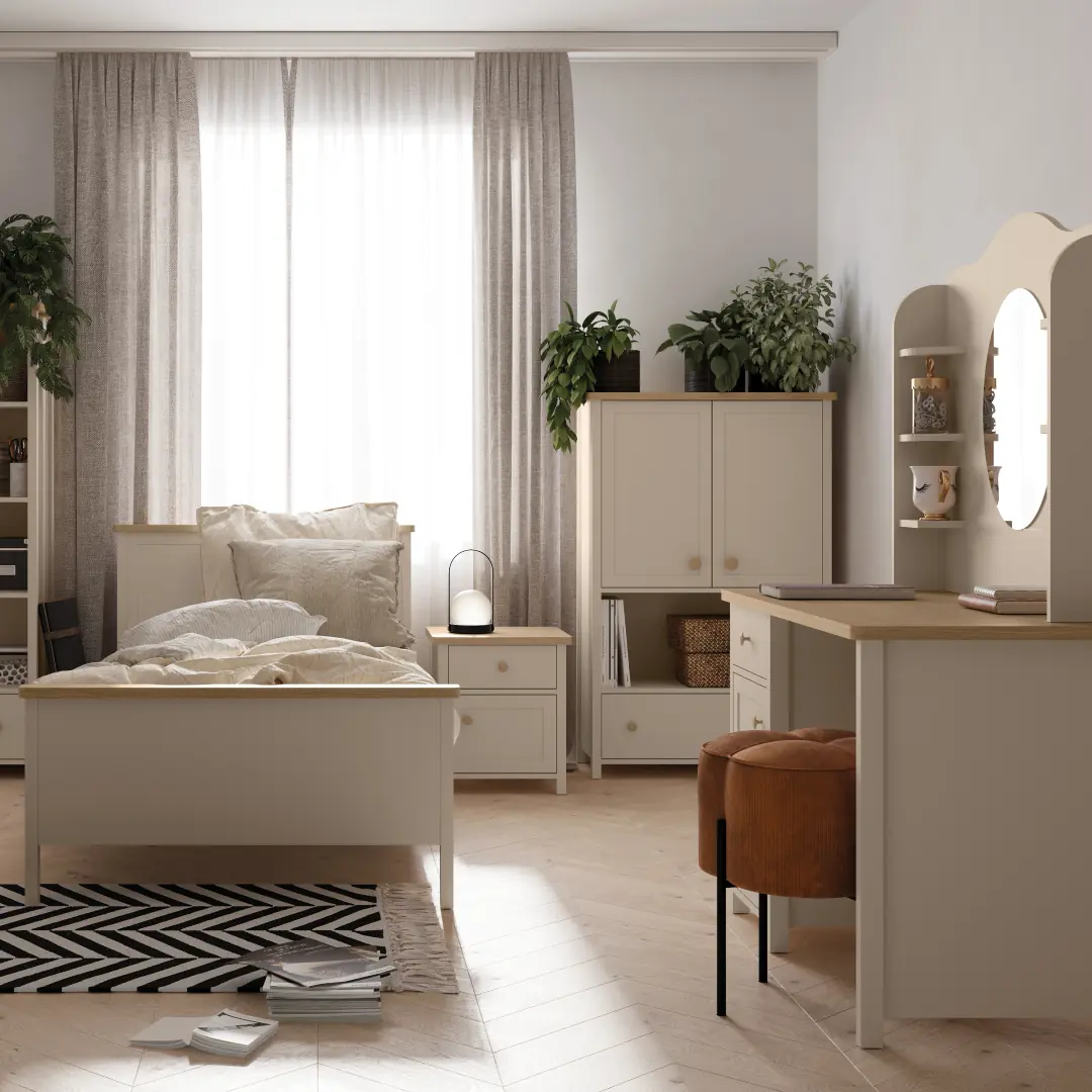 Story SO-06 Desk Hutch with Mirror - Image 12