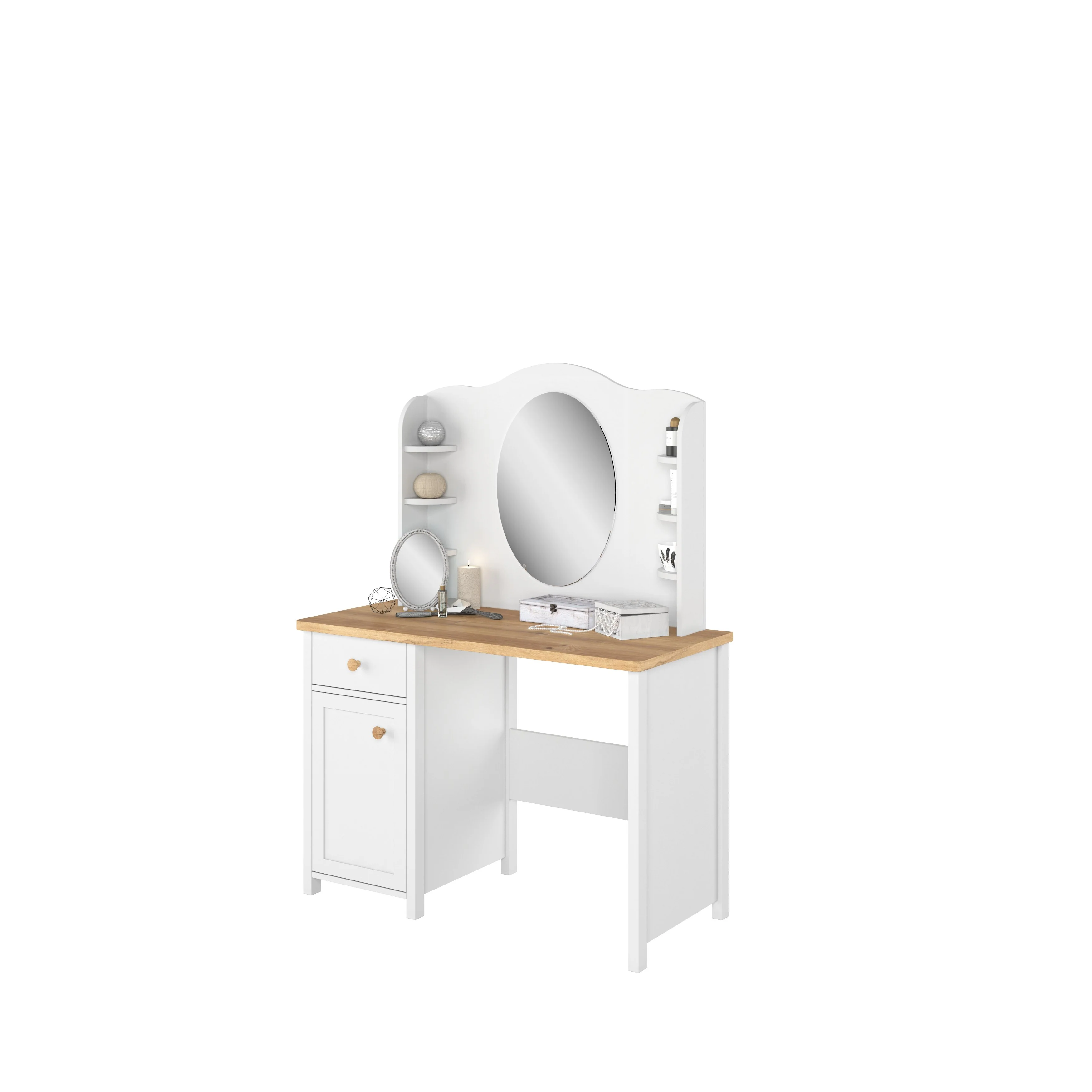 Story SO-06 Desk Hutch with Mirror - Image 15