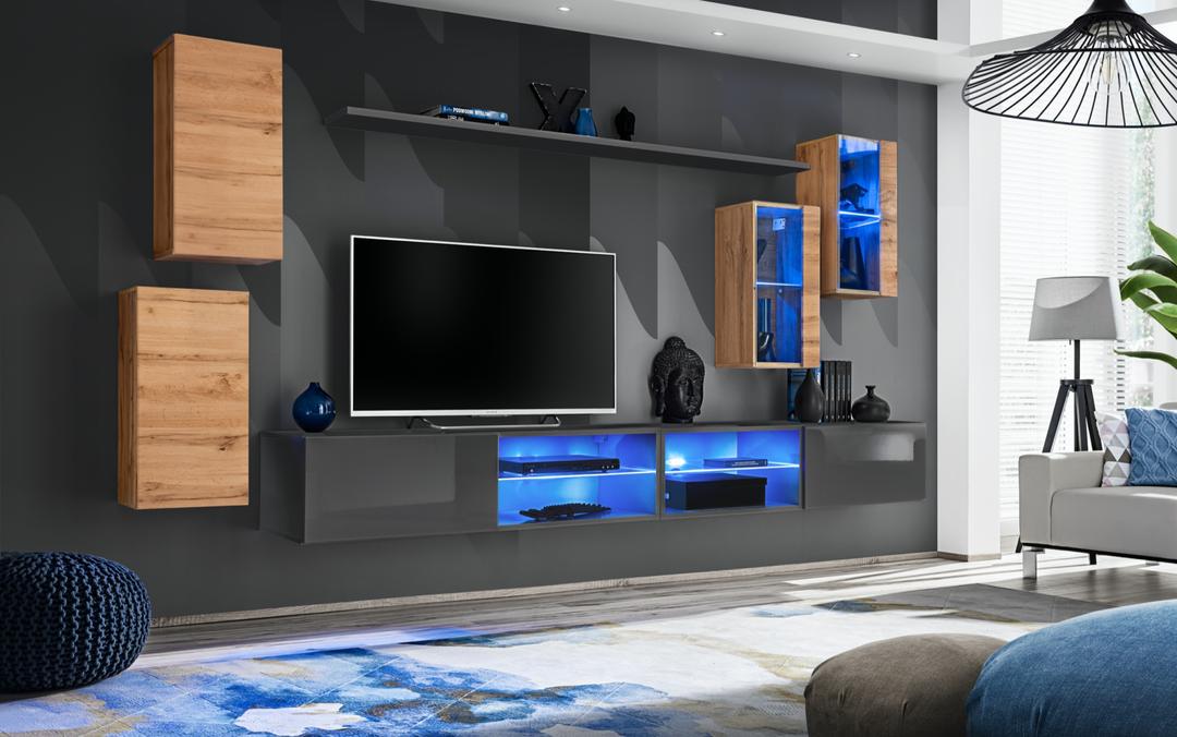 Switch XXV Wall Entertainment Unit For TVs Up To 75" - Image 11