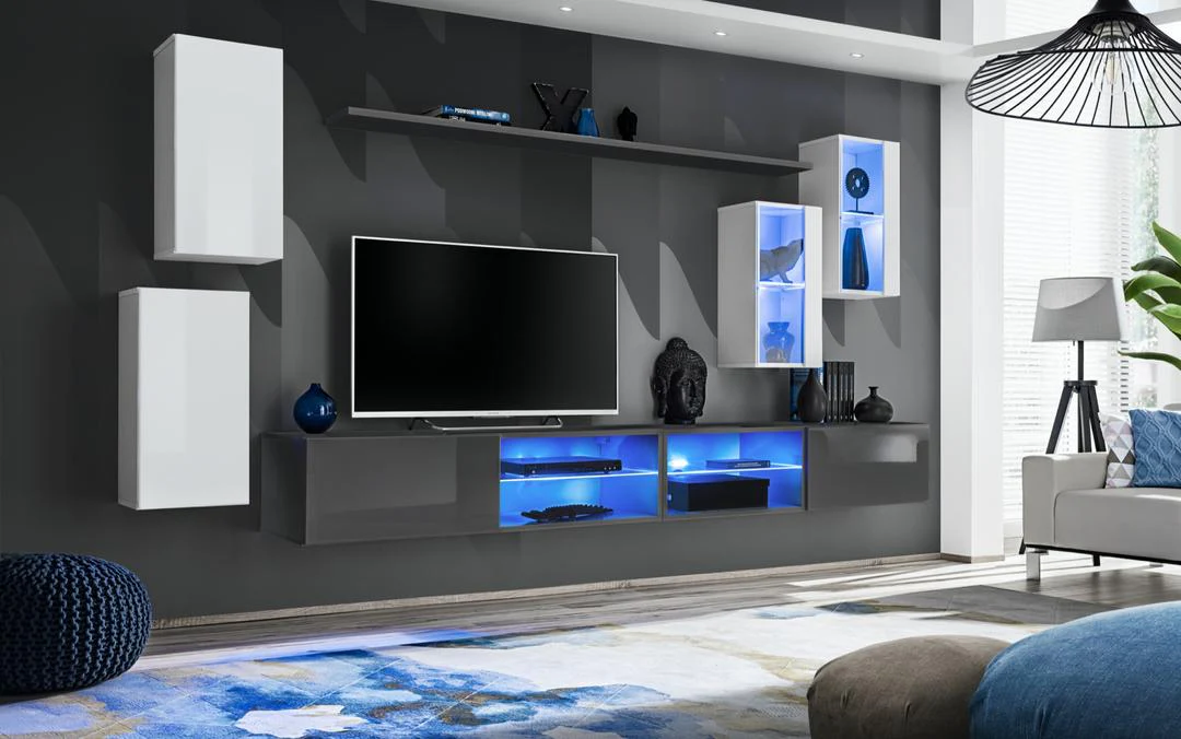 Switch XXV Wall Entertainment Unit For TVs Up To 75" - Image 9