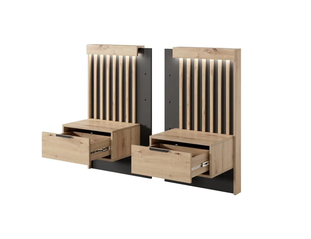 Tally Bedside Tables 51cm [Set Of Two] - Image 2