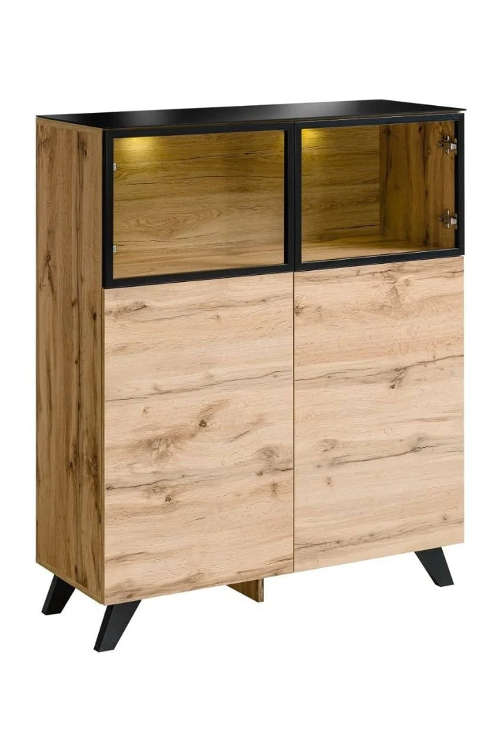 Thin Living Room Set in Wotan Oak - Image 2