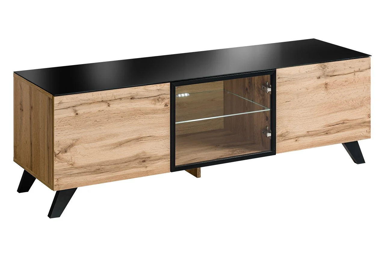 Thin Living Room Set in Wotan Oak - Image 4