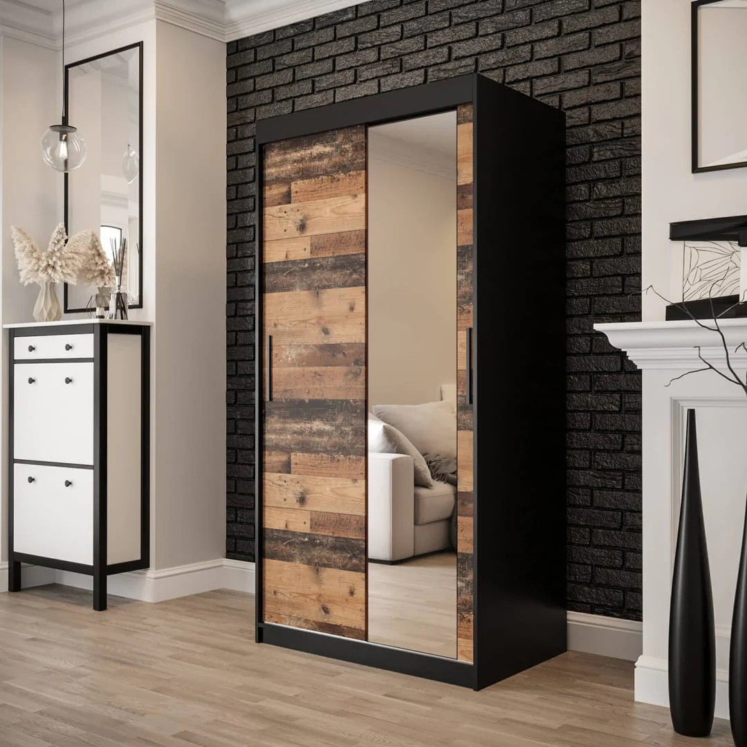 Tilburg II Sliding Door Wardrobe 100cm