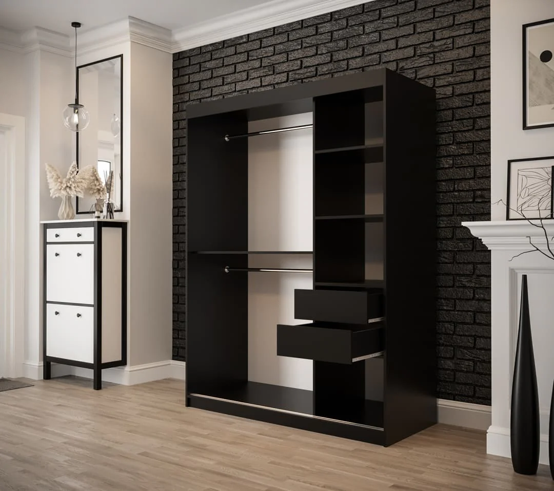Tilburg II Sliding Door Wardrobe 150cm - Image 4