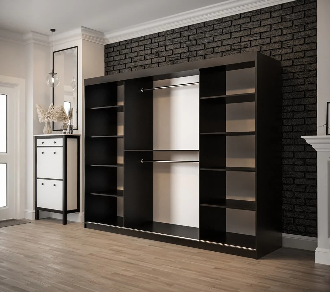 Tilburg Sliding Door Wardrobe 250cm - Image 3