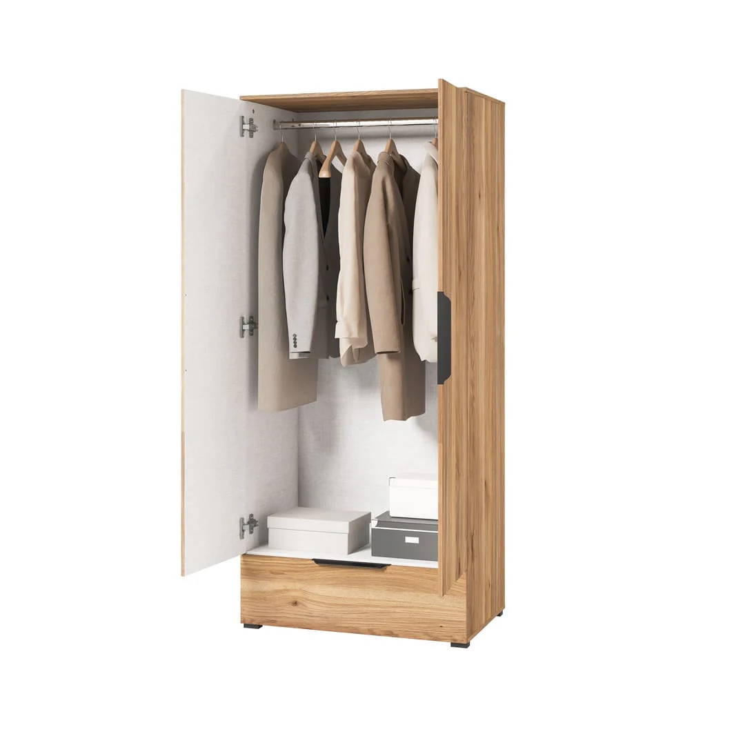 Tokyo 18 Hinged Door Wardrobe 86cm - Image 3