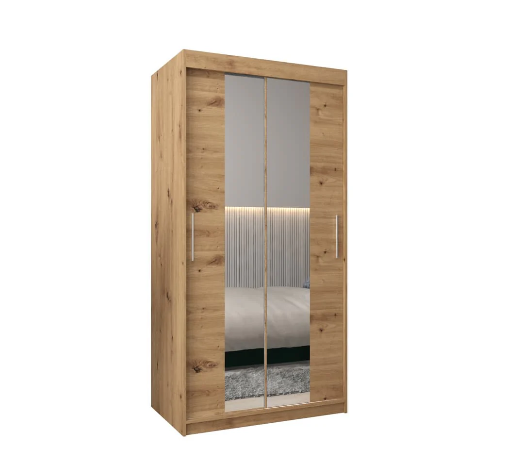 Tokyo I Sliding Door Wardrobe 100cm - Image 2