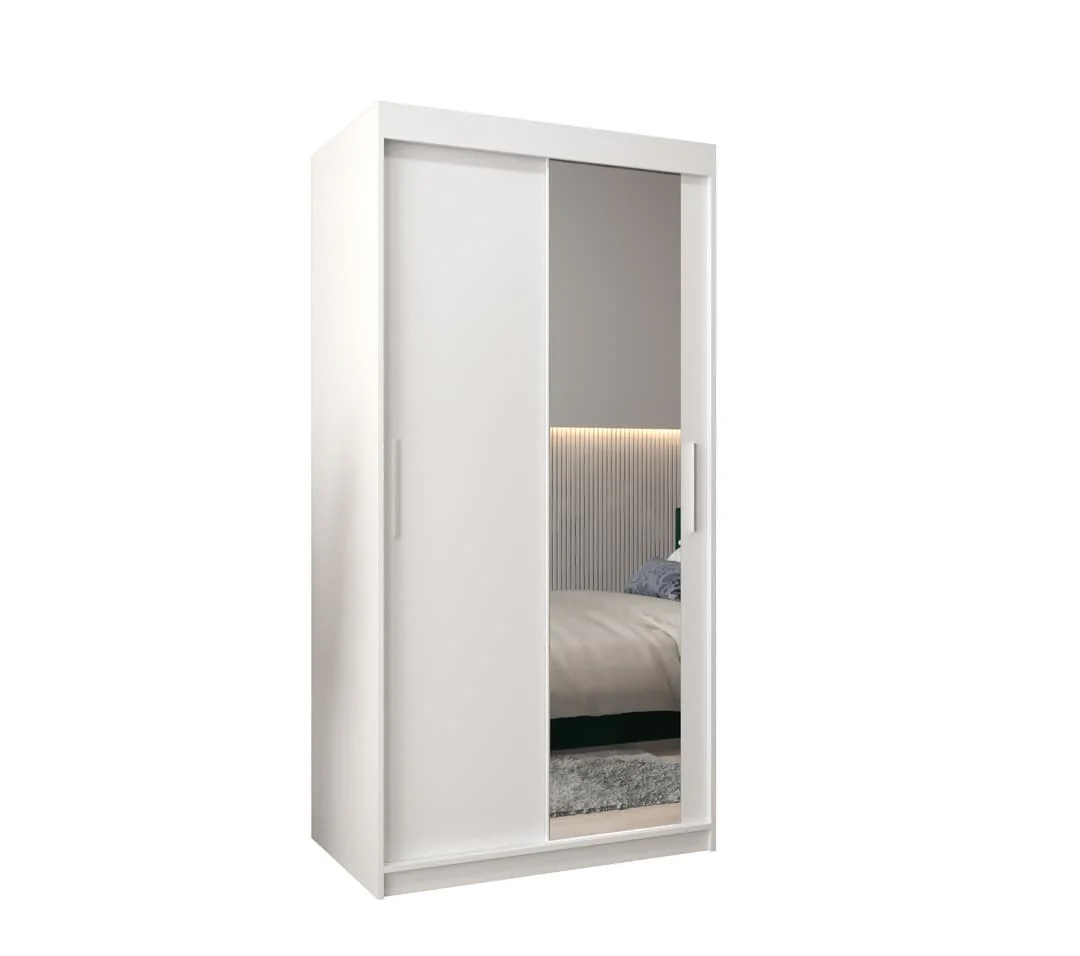Tokyo II Sliding Door Wardrobe 100cm - Image 10