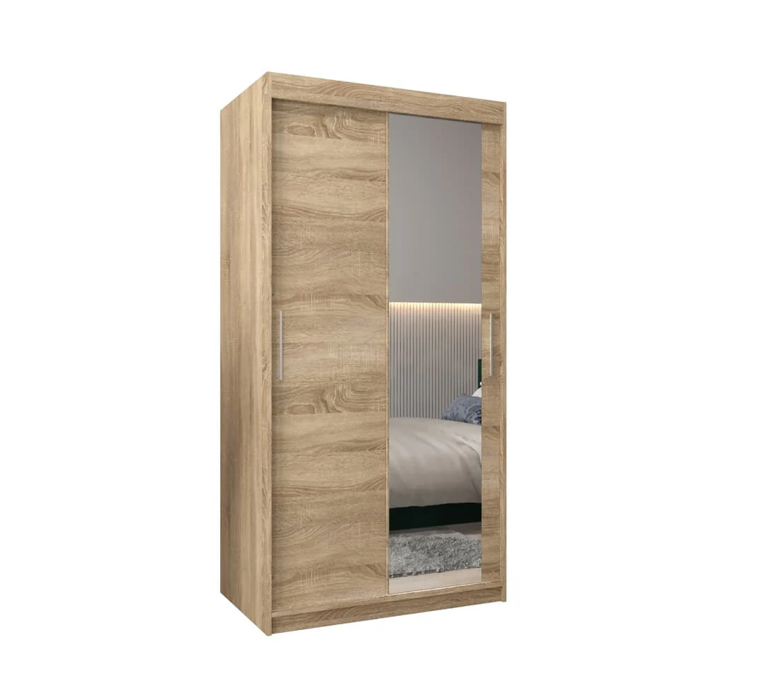 Tokyo II Sliding Door Wardrobe 100cm - Image 14