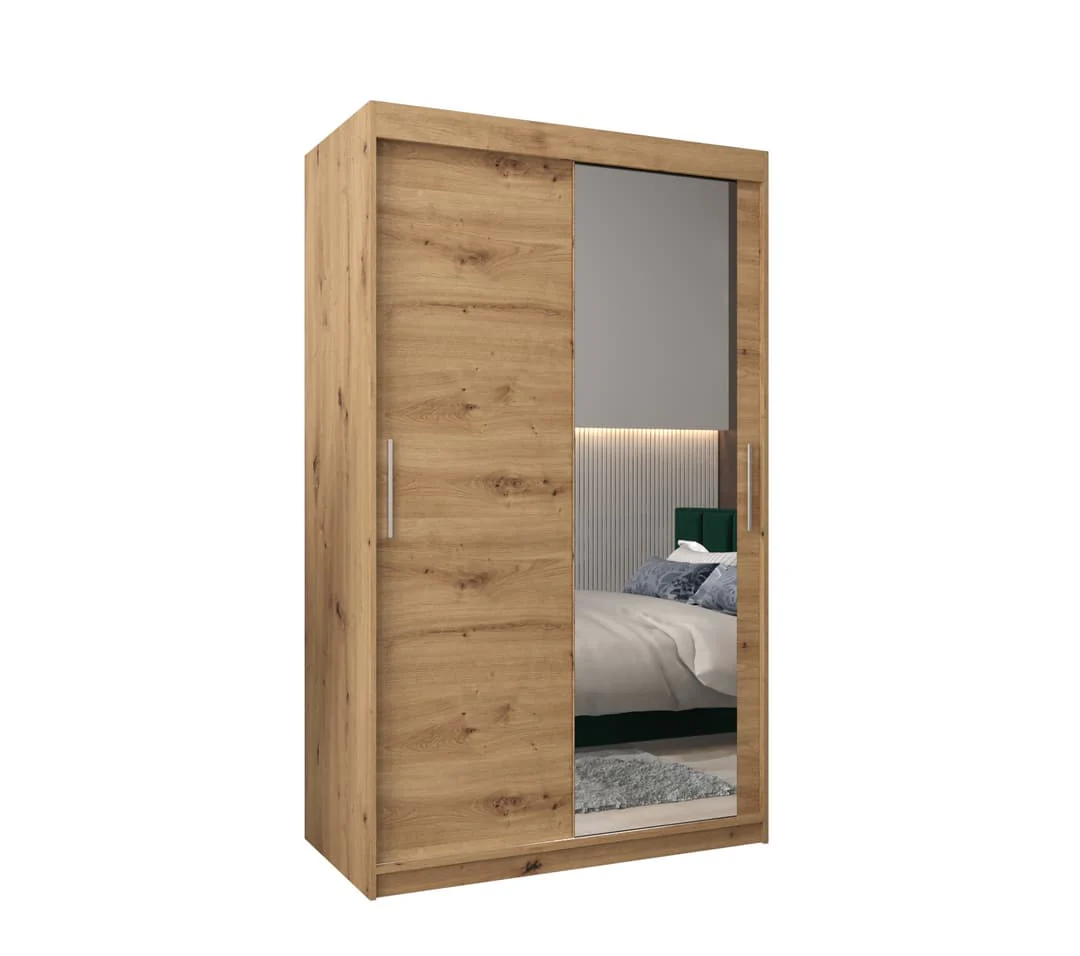 Tokyo II Sliding Door Wardrobe 120cm - Image 10