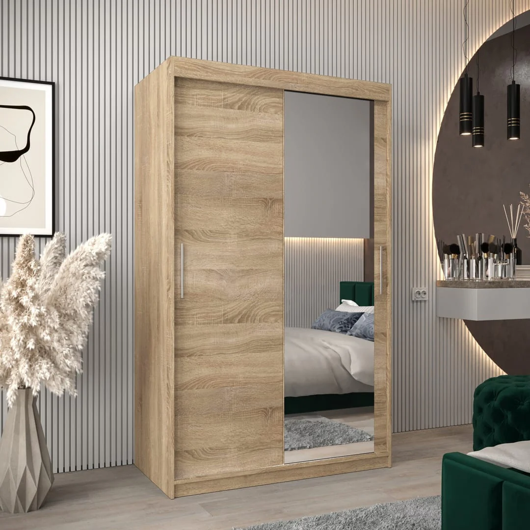 Tokyo II Sliding Door Wardrobe 120cm - Image 13