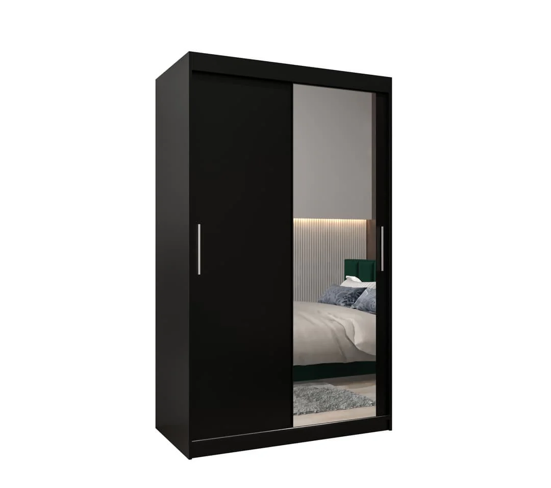 Tokyo II Sliding Door Wardrobe 120cm - Image 2