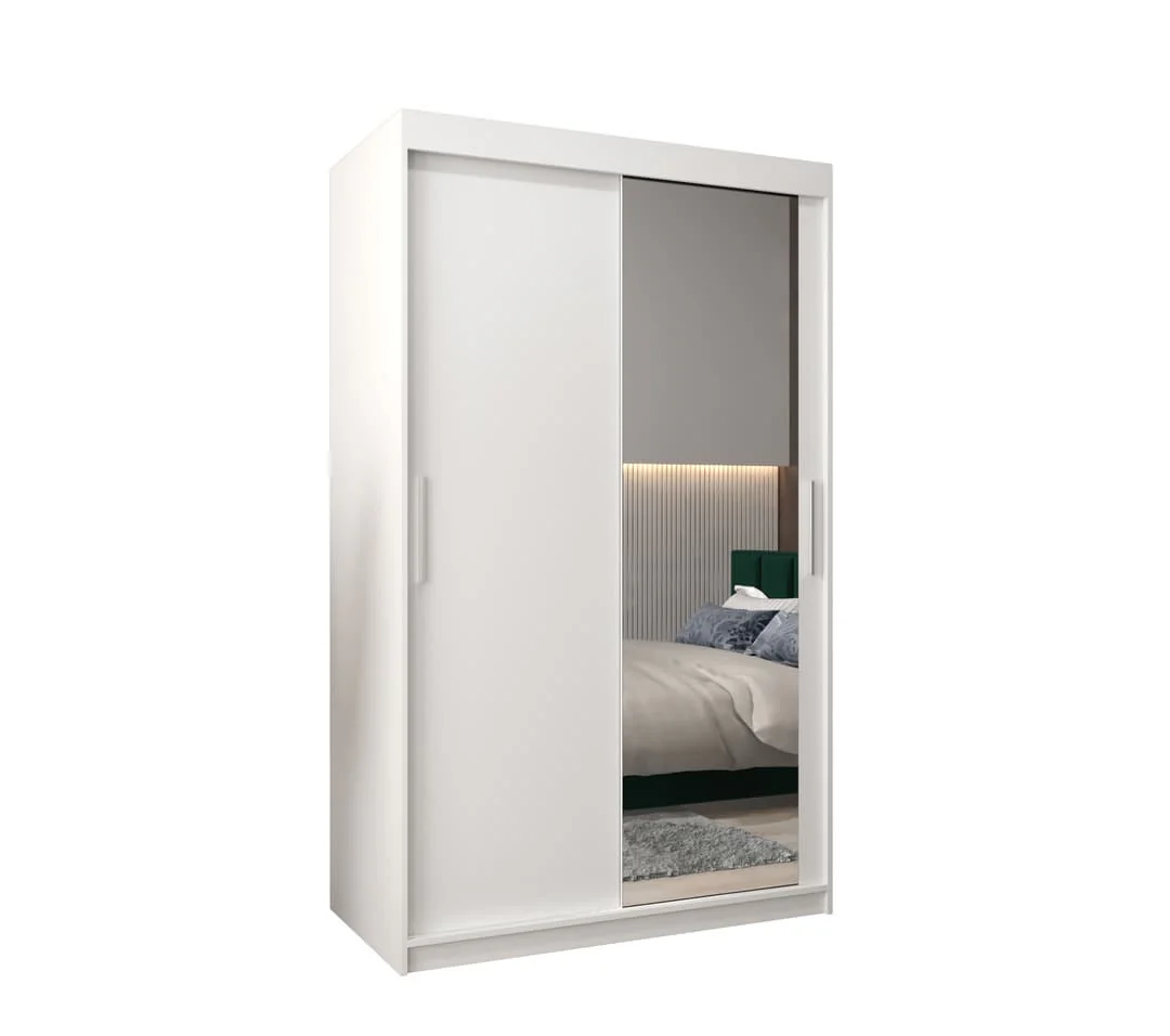 Tokyo II Sliding Door Wardrobe 120cm - Image 6