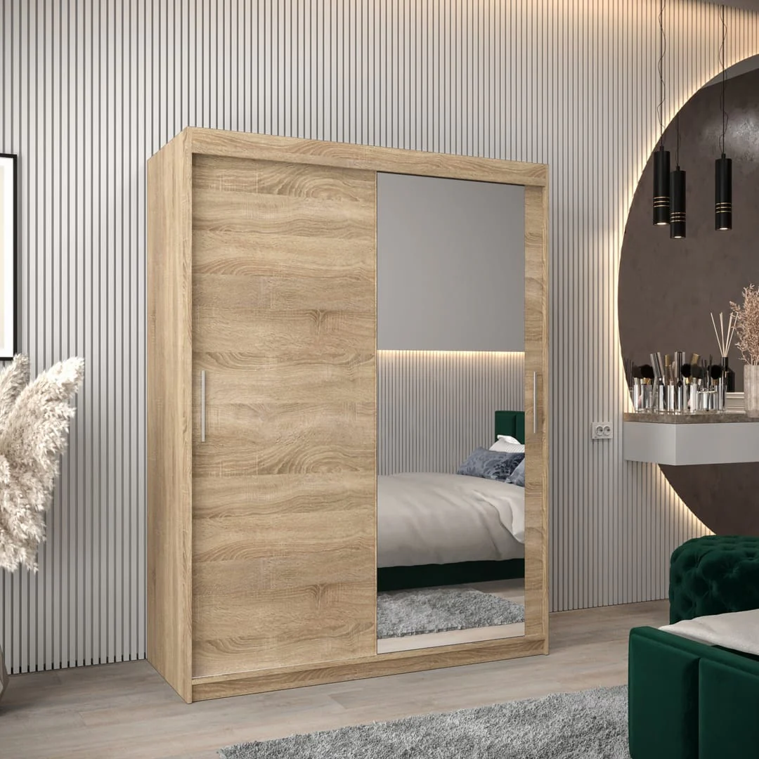 Tokyo II Sliding Door Wardrobe 150cm - Image 13