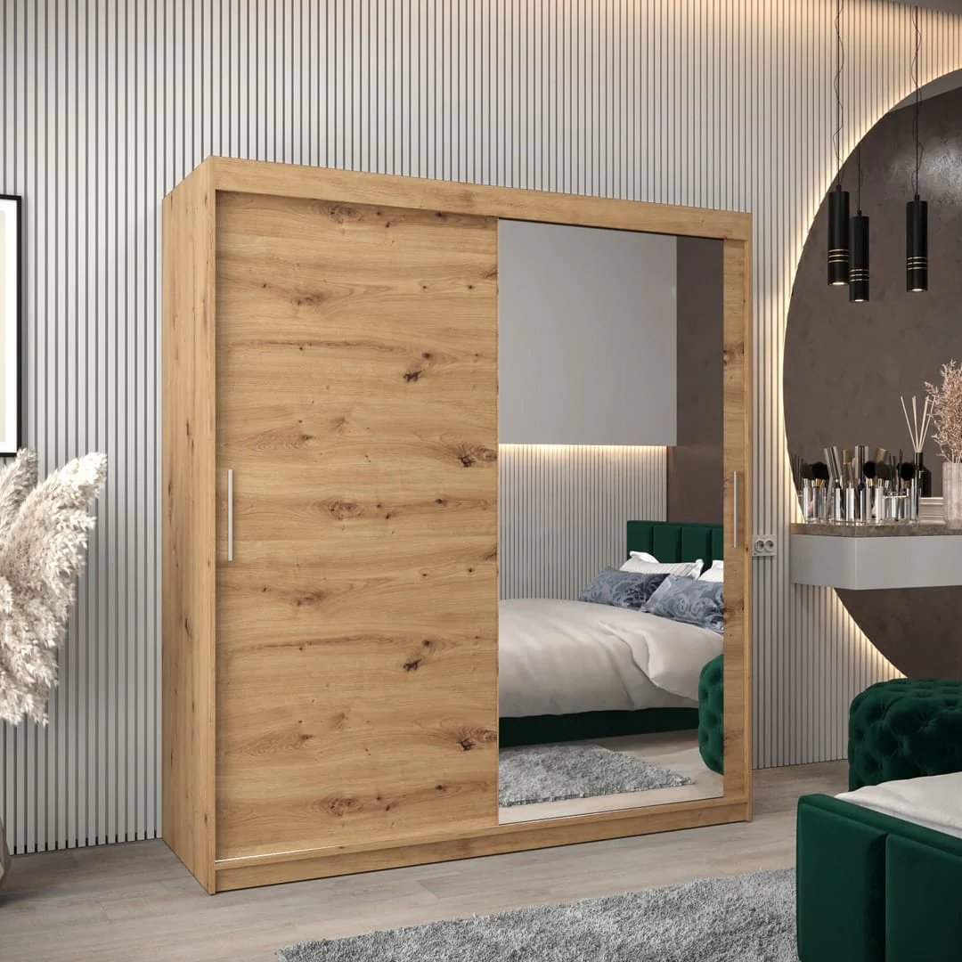 Tokyo II Sliding Door Wardrobe 180cm - Image 9