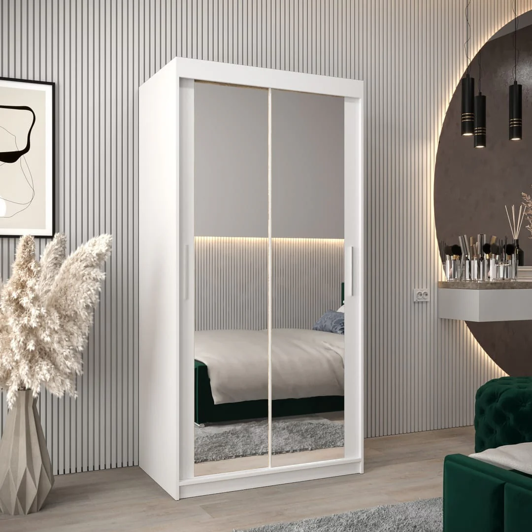 Tokyo III Sliding Door Wardrobe 100cm
