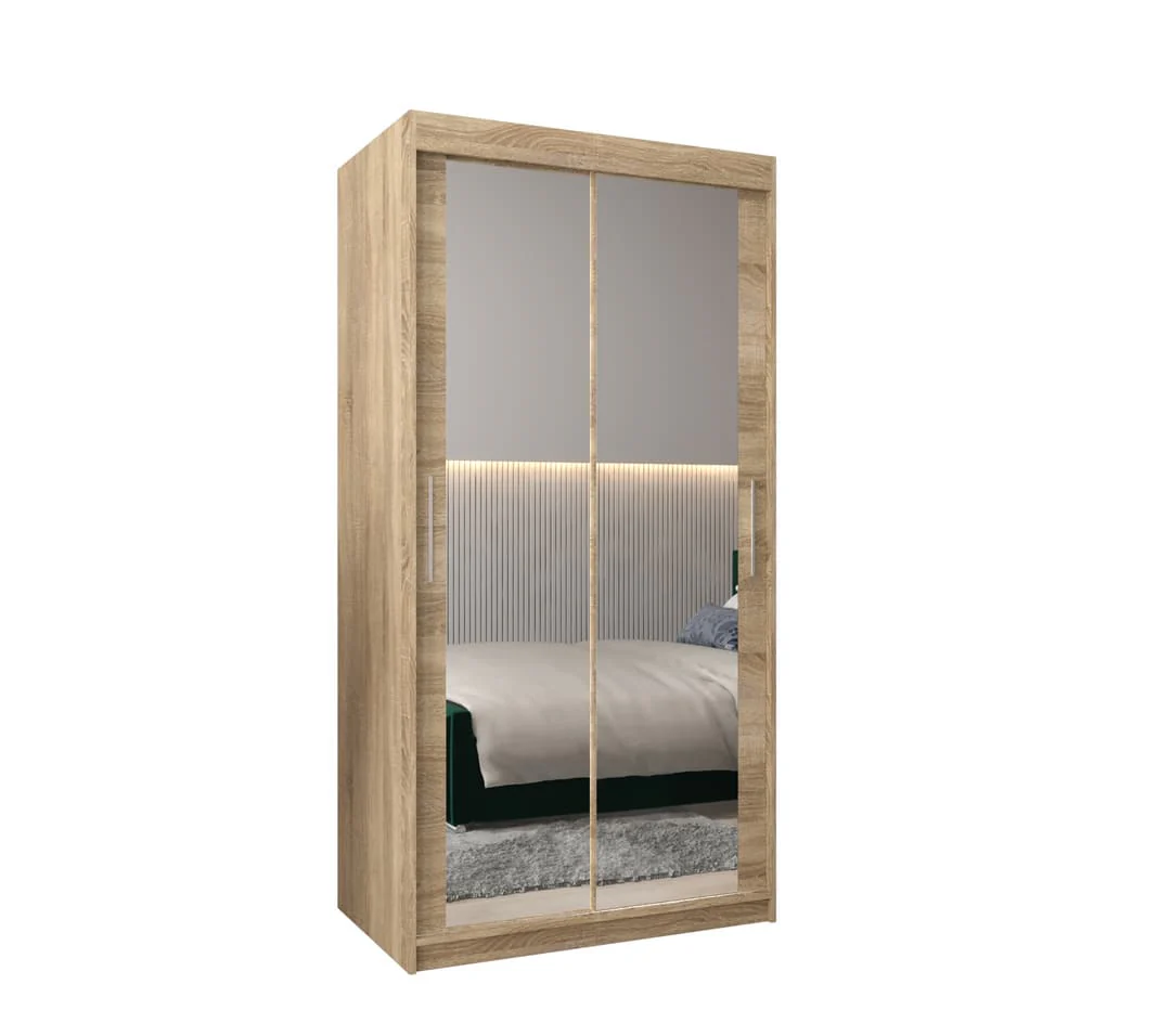 Tokyo III Sliding Door Wardrobe 100cm - Image 14