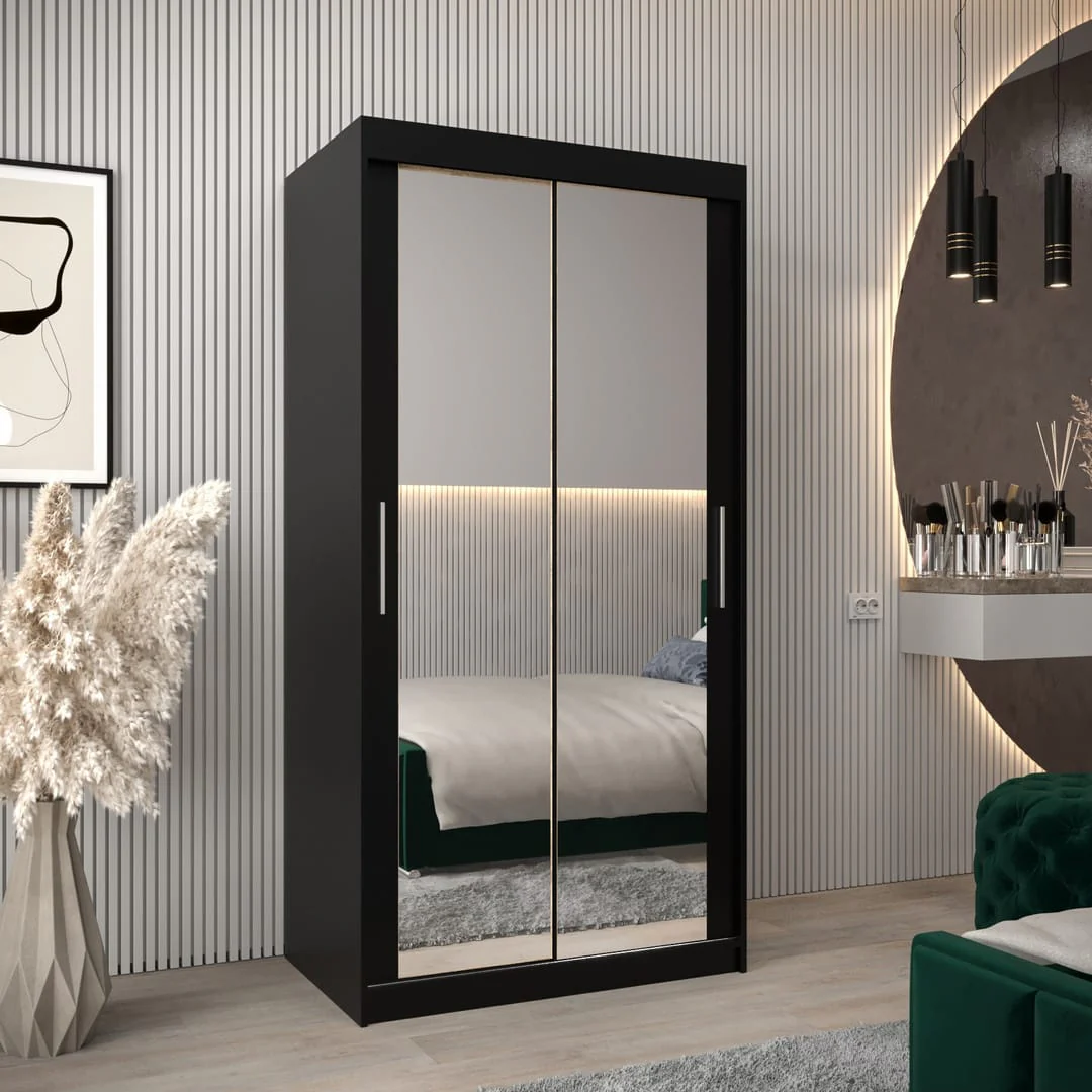 Tokyo III Sliding Door Wardrobe 100cm - Image 9