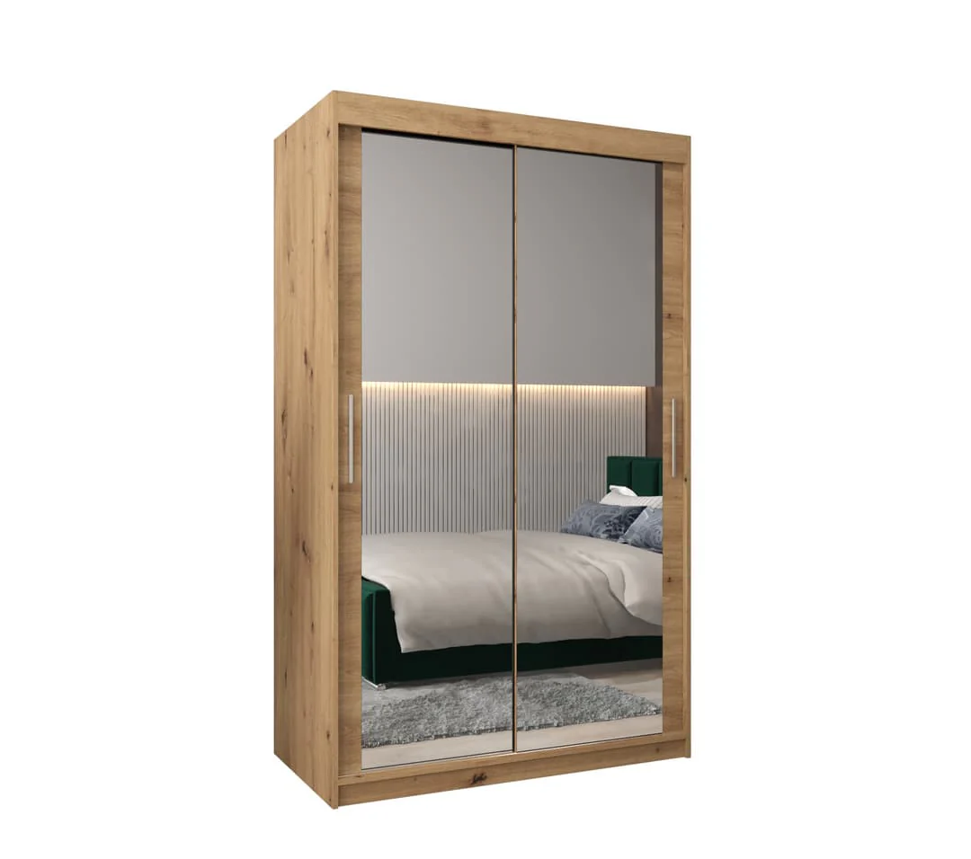 Tokyo III Sliding Door Wardrobe 120cm - Image 6