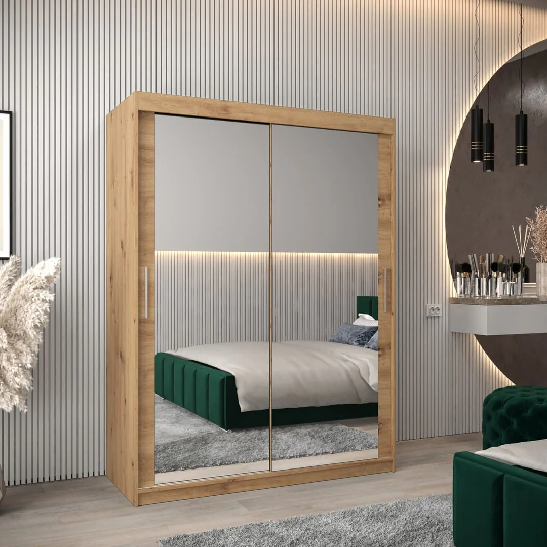 Tokyo III Sliding Door Wardrobe 150cm - Image 5