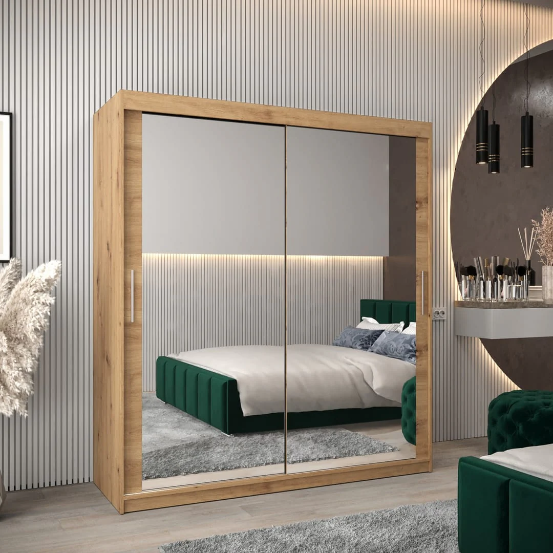 Tokyo III Sliding Door Wardrobe 180cm - Image 5