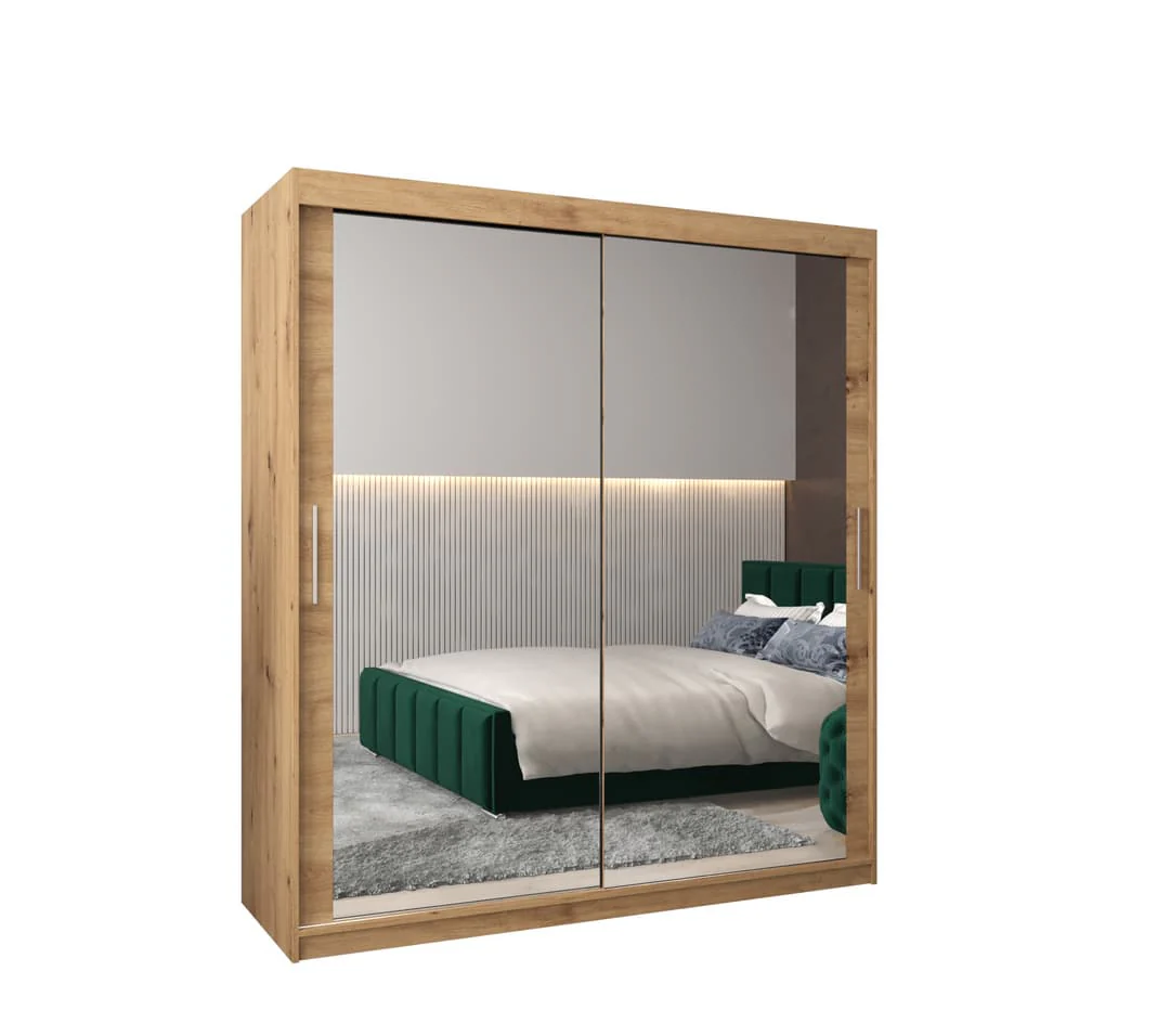 Tokyo III Sliding Door Wardrobe 180cm - Image 6