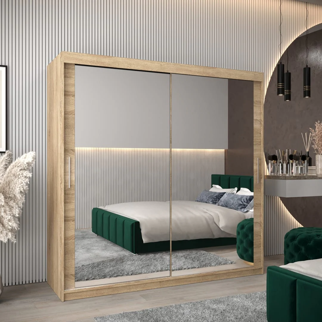 Tokyo III Sliding Door Wardrobe 200cm - Image 13
