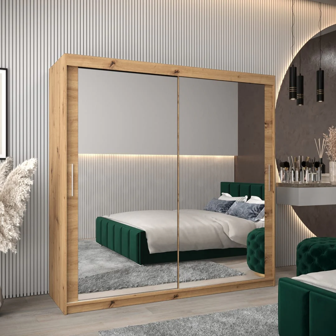 Tokyo III Sliding Door Wardrobe 200cm - Image 5